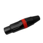 LN-1136BG-RD Conector Jack XLR rojo "LN-ACOUSTICS"