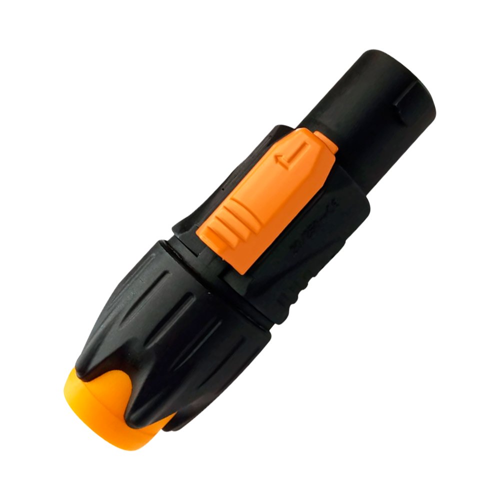 LN-4050 (4P) LN-4050(4P) CONECTOR Plug speakon de 4 pines amarillo "LN-ACOUSTICS" - Imagen 1