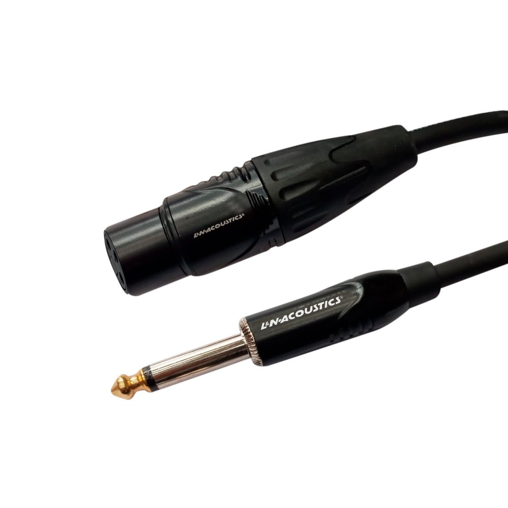 LN-AMC11 LN-AMC11-5M Cable jack XLR a plug mono de 6.3mm - 5M "LN-ACOUSTICS" - Imagen 1