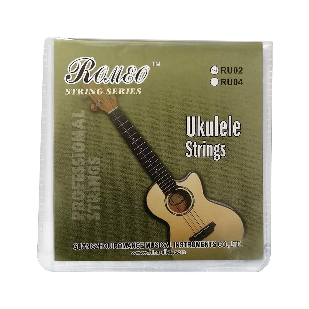 RU02 RU02 Set de cuerdas negras para ukelele "ROMEO" - Imagen 1