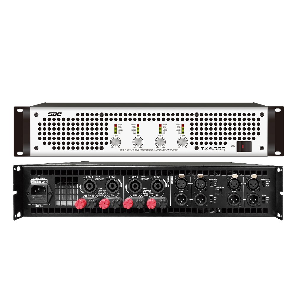 TX500Q TX500Q Power light 750W X 4 RMS 4 OHM "SAE" - Imagen 1