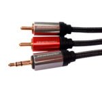LN-8241-5M CABLE 2 PLUG RCA A PLUG DE 3.5MM STEREO 5M "LN-ACOUSTICS"