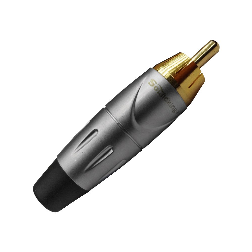 CRM001 CRM001 CONECTOR Plug RCA argent. gold "SOUNDKING" - Imagen 1