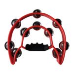 MXT-DP917RD  PANDERETA COLOR ROJO 22X19CM CAJA "MXT"