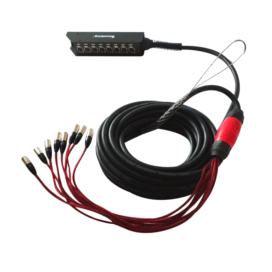 BCB901-15M BCB901/15M Medusa 8 vías XLR F 15M "SOUNDKING" - Imagen 1