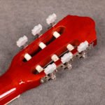 VZ-CH3900/RDS Guitarra acústica cuerdas de nylon 39" rojo con funda "VOZZEX" - Imagen 3