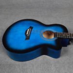 VZ-CH4001/BLS Guitarra acústica 39" azul con corte con funda "VOZZEX" - Imagen 2