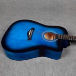VZ-CH4101C/BLS Guitarra acústica  41" azul con corte con funda "VOZZEX" - Imagen 2