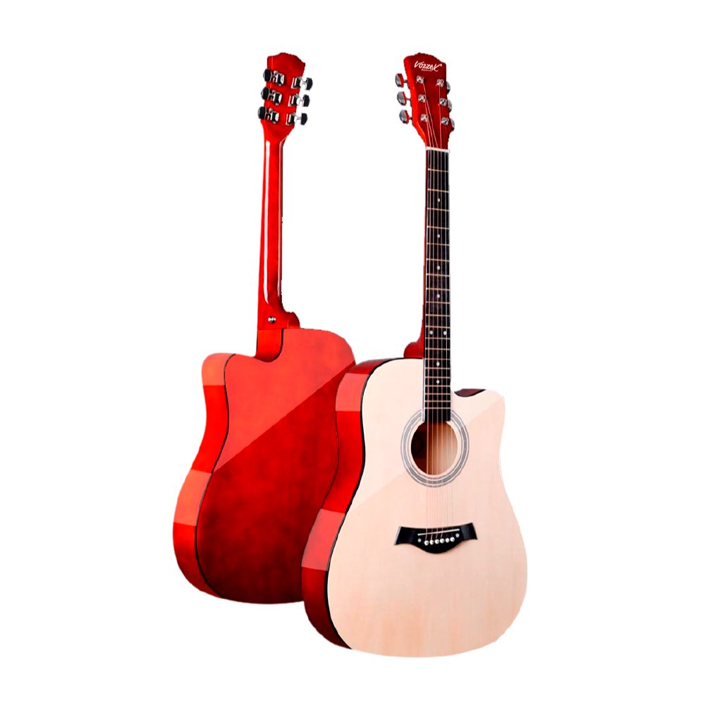 VZ-CH4101C-N VZ-CH4101C/N Guitarra acústica 41" natural con corte con funda "VOZZEX" - Imagen 1