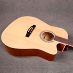 VZ-CHD11/N Guitarra acústica 41" natural con corte con funda "VOZZEX" - Imagen 2