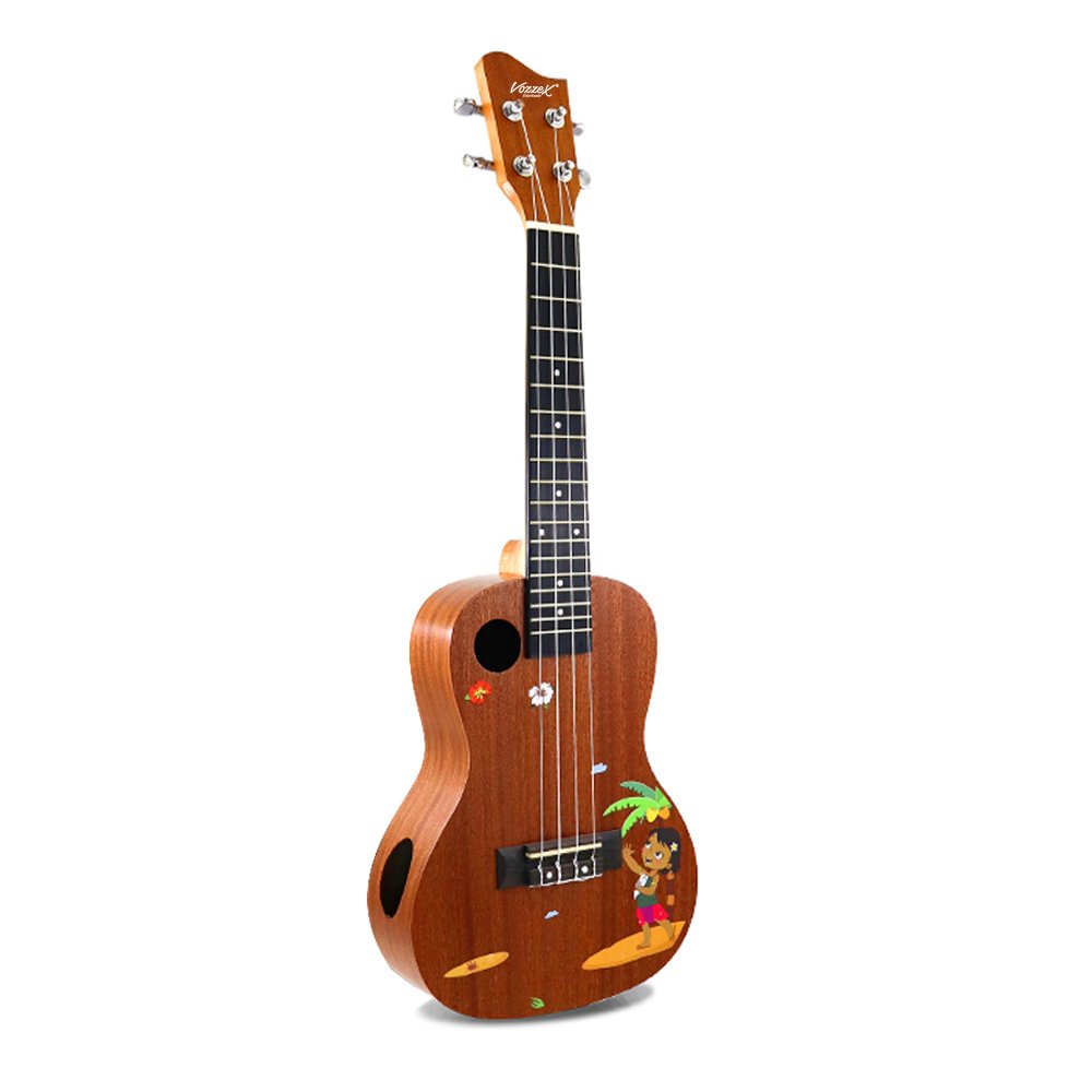 VZ-GKC-45F WEV VZ-GKC-45F Ukelele 24" concierto con diseño "VOZZEX" - Imagen 1
