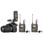 UwMic9 kit8 Sistema de micrófono inalámbrico UHF con conector USB-C con micrófono solapero "SARAMONIC" - Imagen 2