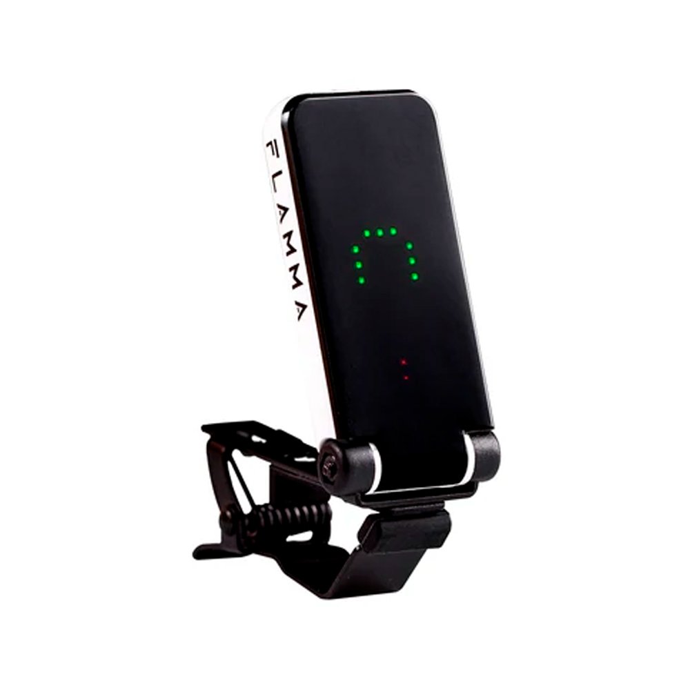 FT01 -2 FT01 Afinador con clip (blanco) "FLAMMA" - Imagen 1