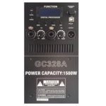 GC328A CAJA ACÚSTICA ACTIVA  8" COAXIAL (B&C NEODIMIO) 3 VÍAS C/DSP/USB INTERFACE 1500W 136DB SPL PEAK "SOUNDKING" - Imagen 2