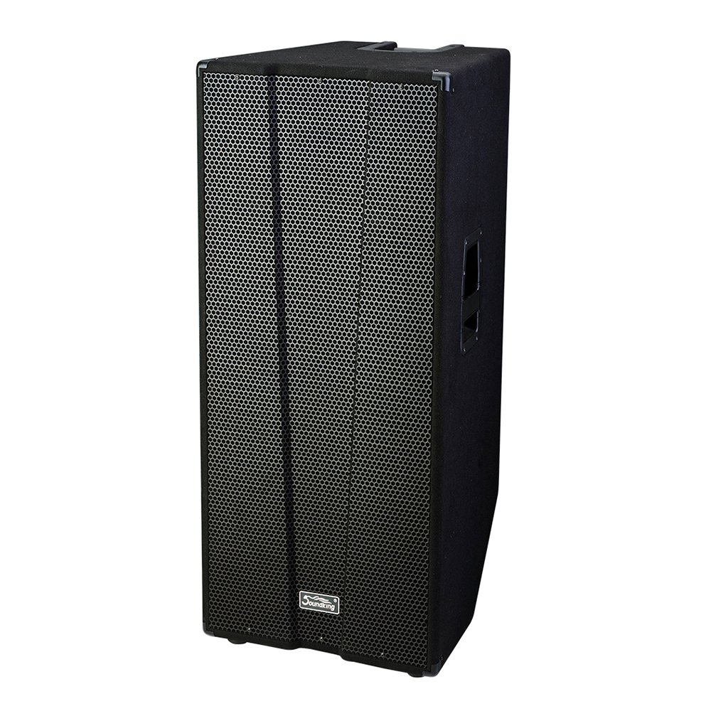 KJ215A-1.png KJ215A Caja acústica activa de 2x15” 700W PEAK 130dB MAX PEAK "SOUNDKING" - Imagen 1