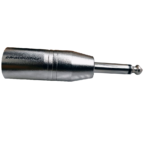 LN-2015 ADAPTADOR DE PLUG XLR A PLUG MONO  6.35MM "L&N-ACOUSTICS"