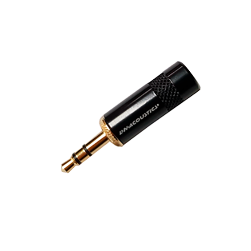 ln-3065BG 25 LN-3065BG CONECTOR Plug stéreo 3.5mm negro "LN-ACOUSTICS" - Imagen 1