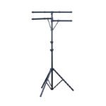 DA009 PEDESTAL PARA LUCES D/3 BRAZOS D/ALUMINIO  ALT 1450*3250mm  CAPACIDAD 60kg. "SOUNDKING"