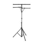 SA108 PEDESTAL PARA LUCES D/3 BRAZOS D/ALUMINIO  ALT 1900*3500mm  CAPACIDAD 50kg. "SOUNDKING"