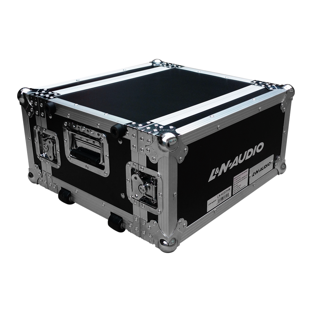 LN-4UEDHW h LN-4UEDHW RACK 4U DELUXE 14" PROFESIONAL C/MANGO DE EXTENSIBLE "L&N-AUDIO" - Imagen 1