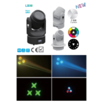 LB30 CABEZA MOVIL LED BEAM 30W  RGBW DMX/MODO RITMICO «BIG DIPPER» - Imagen 3