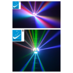 LM0910RG CABEZA MOVIL SPIDER 9*10W RGBW C/ LASER R350MW G20MW DMX /MODO RITMICO «BIG DIPPER» - Imagen 5