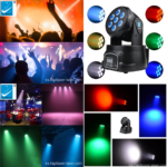 LM70S CABEZA MOVIL  7 LEDS 100W /  4 EN 1 LED RGBW DMX /MODO RITMICO «BIG DIPPER» - Imagen 7
