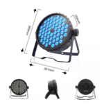 LPC015 PARLED 54*3W 3 EN 1 RGB DMX/MODO RITMICO«BIG DIPPER» - Imagen 2