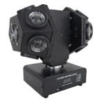 TWS-HV/E038 BOLA LOCA DOBLE C/ LASER 12*10W 4 EN 1 RGBW DMX/MODO RITMICO «TWIST»