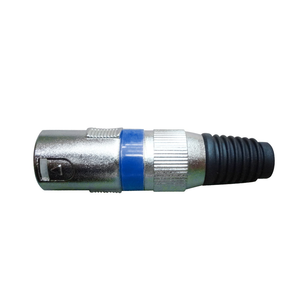 VZ-3515MBL w VZ-3515MBL CONECTOR PLUG CANON METAL AZUL «VOZZEX» - Imagen 1