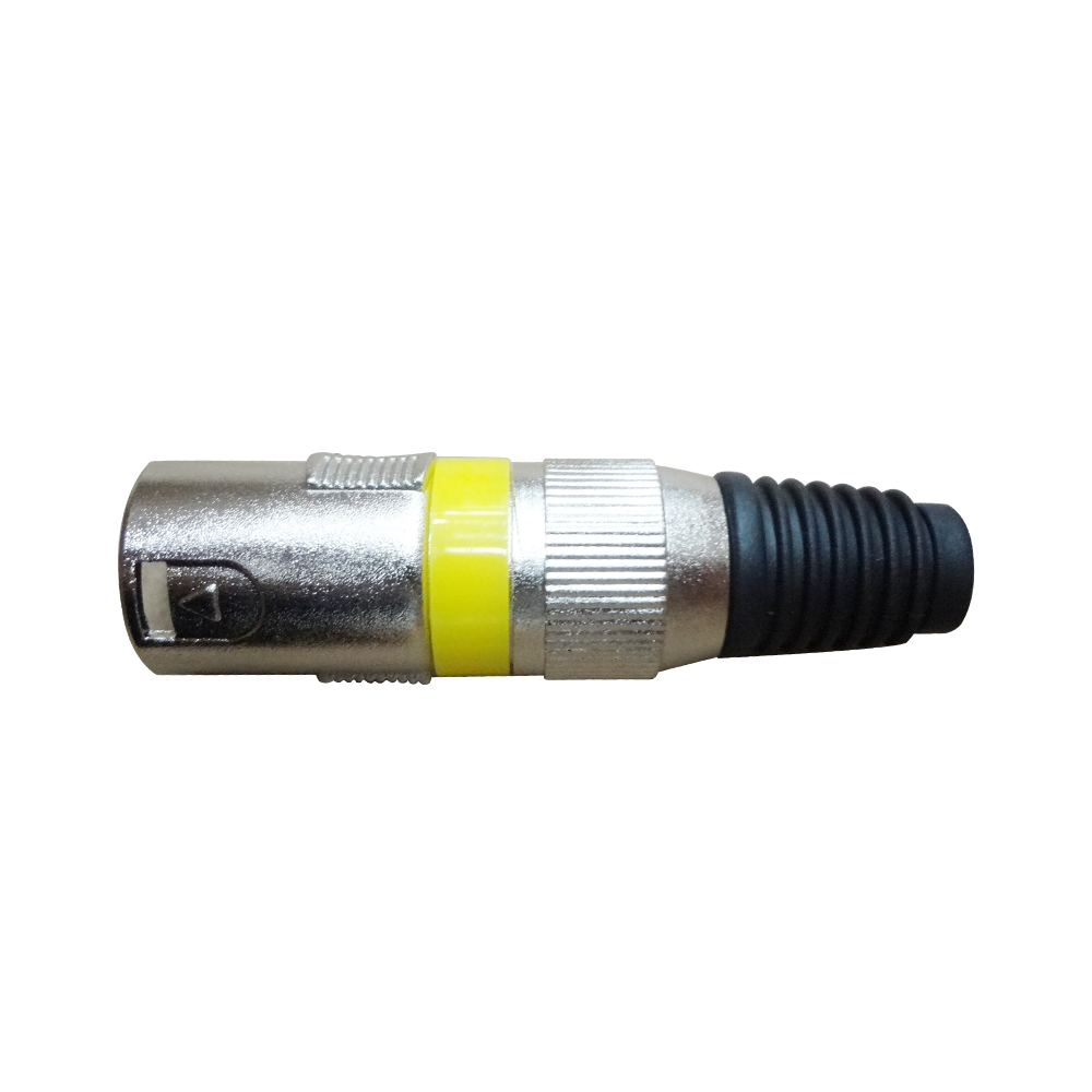 VZ-3515MY w VZ-3515MY CONECTOR PLUG CANON METAL AMARILLO «VOZZEX» - Imagen 1