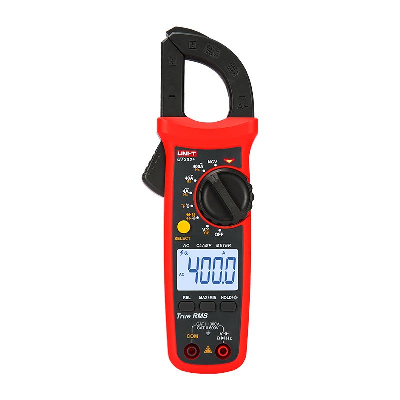 UT202_1 UT-202+ PINZA AMPERIMETRICA DIGITAL TRUE RMS 400A AC «UNI-T» - Imagen 1