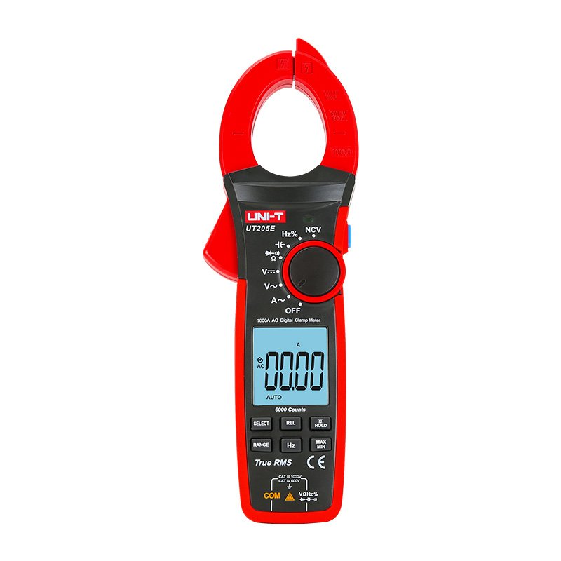 UT205E_1 UT-205E PINZA AMPERIMETRICA DIGITAL TRUE RMS 1000A AC NCV «UNI-T» - Imagen 1