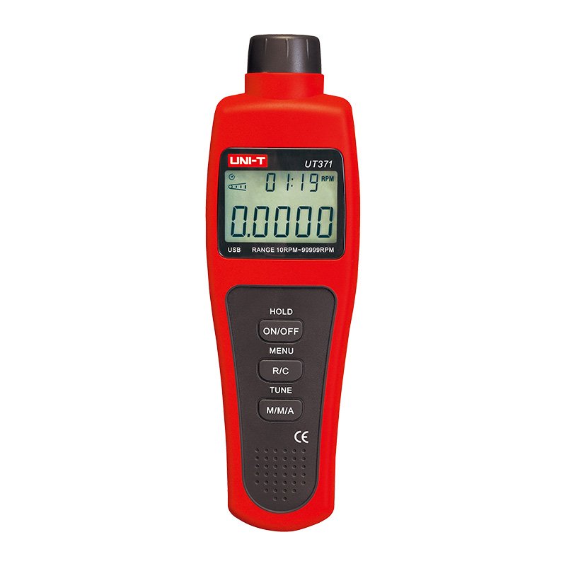 UT371-1 UT-371 TACÓMETRO DIGITAL SIN CONTACTO RPM/CONTEO/TIEMPO CON PUNTERO LÁSER Y RETENCIÓN DE DATOS "UNI-T" - Imagen 1