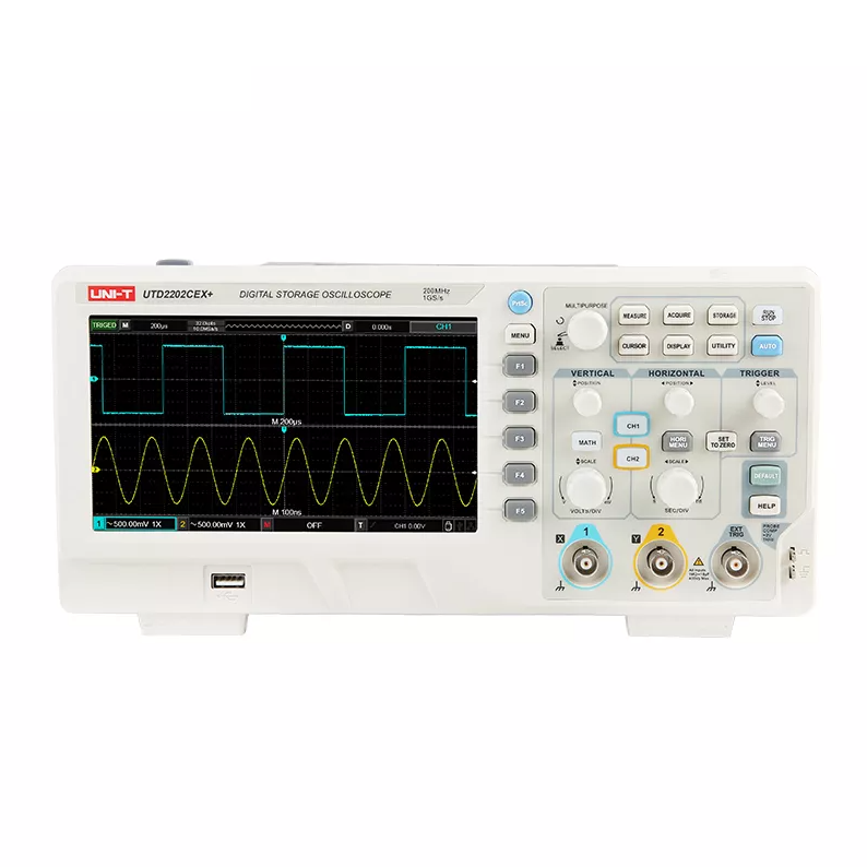 UTD-2202CEX+ UTD-2202CEX+ OSCILOSCOPIO DIGITAL 200 MHZ 2 CANALES «UNI-T» - Imagen 1
