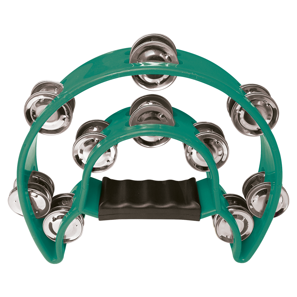 VZ-JB917GR web VZ-JB917GR PANDERETA VERDE ME.LUNA 2F 22X19 CM" BOLSA «VOZZEX» - Imagen 1
