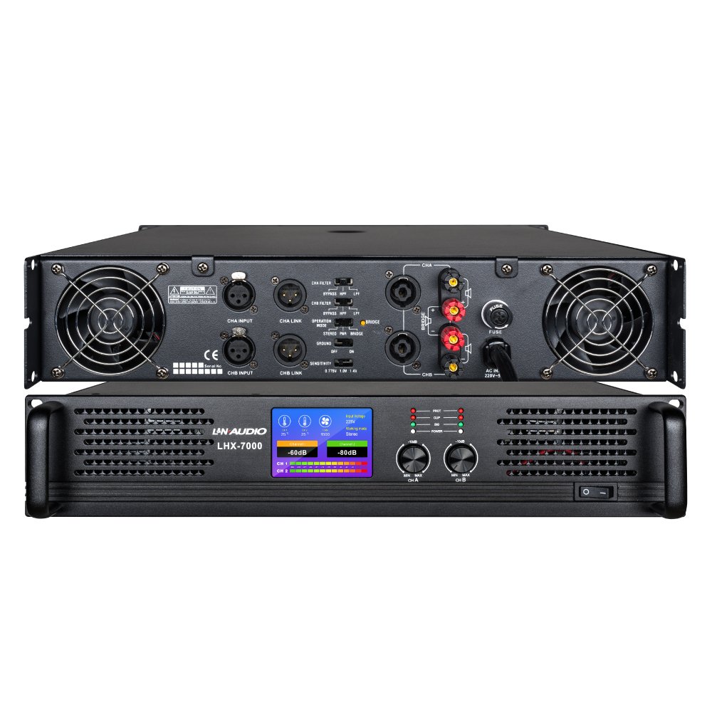 LHX-7000-W LHX-7000 AMPLIFICADOR D/AUDIO.1720Wx2 2 OHM – L&N-AUDIO - Imagen 1