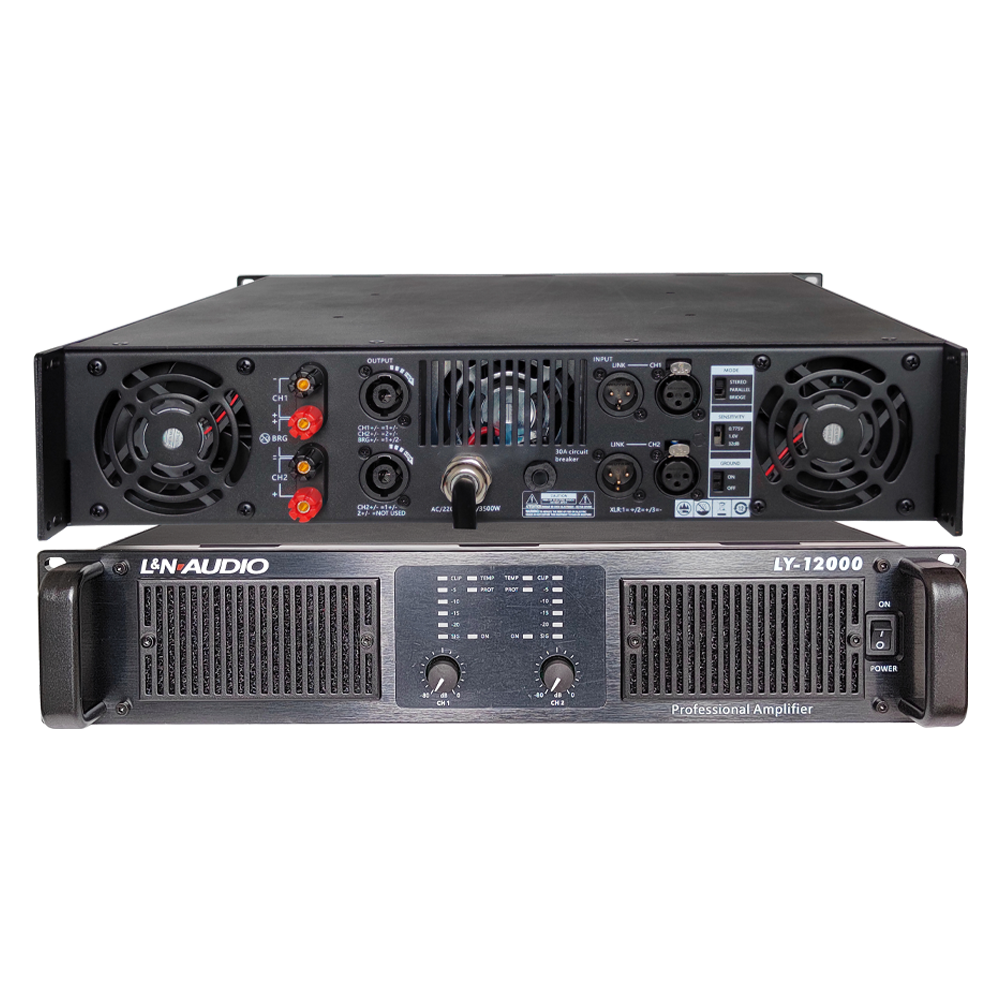 LY-12000 w LY-12000 AMPLIFICADOR D/AUDIO.5500Wx2 2 OHM – L&N-AUDIO - Imagen 1
