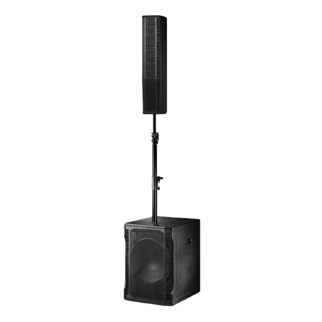 PZ-C12A PZ-C12A SISTEMA DE COLUMNA ARRAY ACTIVO PLYWOOD C/DSP 8*3" NEODIMIO MF + 1*1.5" HF + 1*10" LF 350W RMS BT TWS "POTTENZA" - Imagen 1
