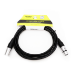 BB827/1M CABLE P/MICROFONO PLUG XLR A JACK XLR MEDIDA 1M "SOUNDKING"