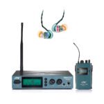 SIEM-111R+SIEM-111T+1E SISTEMA DE MONITOREO TRANSMISOR Y RECEPTOR UHF "JTS"