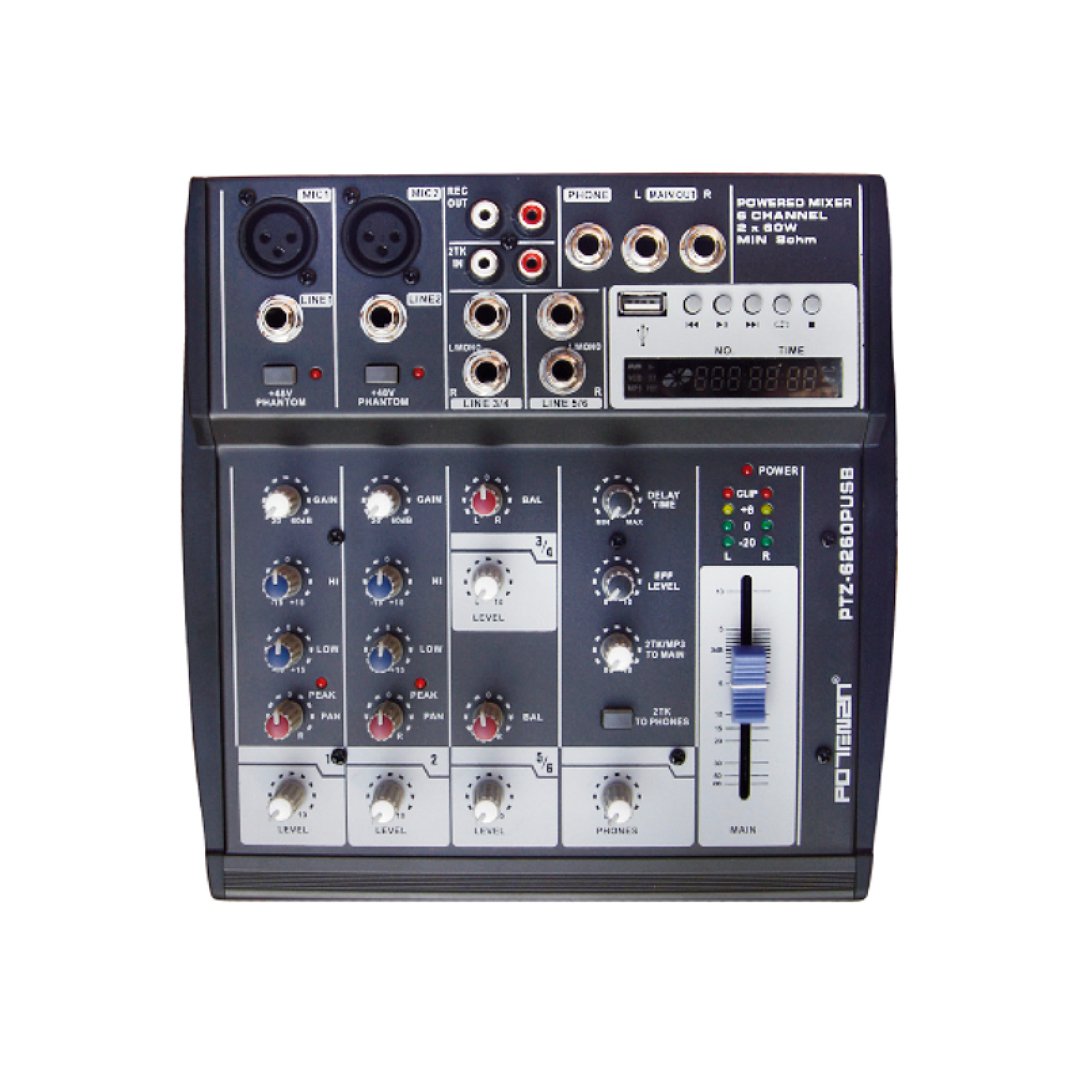 1 PTZ-6260PUSB CONSOLA 2CAN. USB "POTTENZA" - Imagen 1