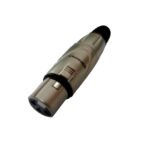 CX3F005(3P) JACK XLR D/METAL COLOR CHMP "SOUNDKING"