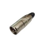 CX3M005(3P) PLUG XLR D/METAL COLOR CHMP "SOUNDKING "