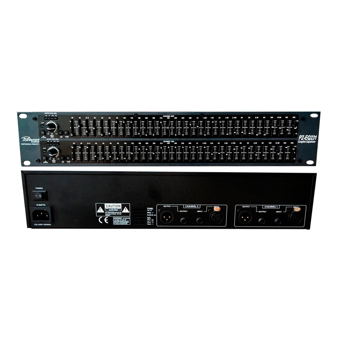 PZ-EQ231(AM) PZ-EQ231(AM) ECUALIZADOR GRAFICO 31 BANDAS "POTTENZA PREMIUM" - Imagen 1
