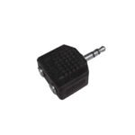 VZ-3144 ADAP.2 JACK ST.3.5MM-1PLG.ST.3.5MM METAL "VOZZEX"