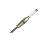 VZ-1221MG CONECTOR PLUG MON 6.35MM METAL C/RESORTE "VOZZEX"