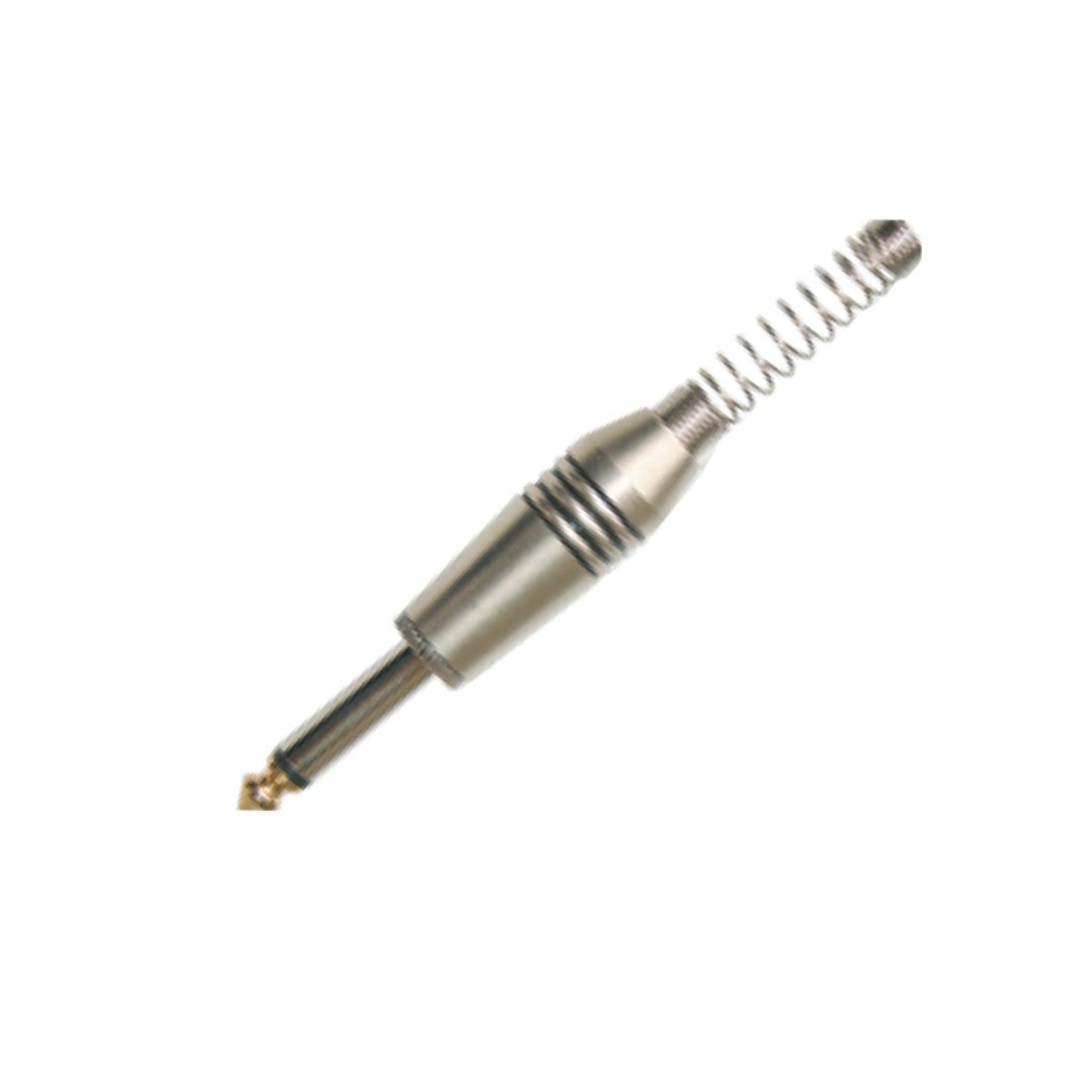 1 VZ-1221MG CONECTOR PLUG MON 6.35MM METAL C/RESORTE "VOZZEX" - Imagen 1