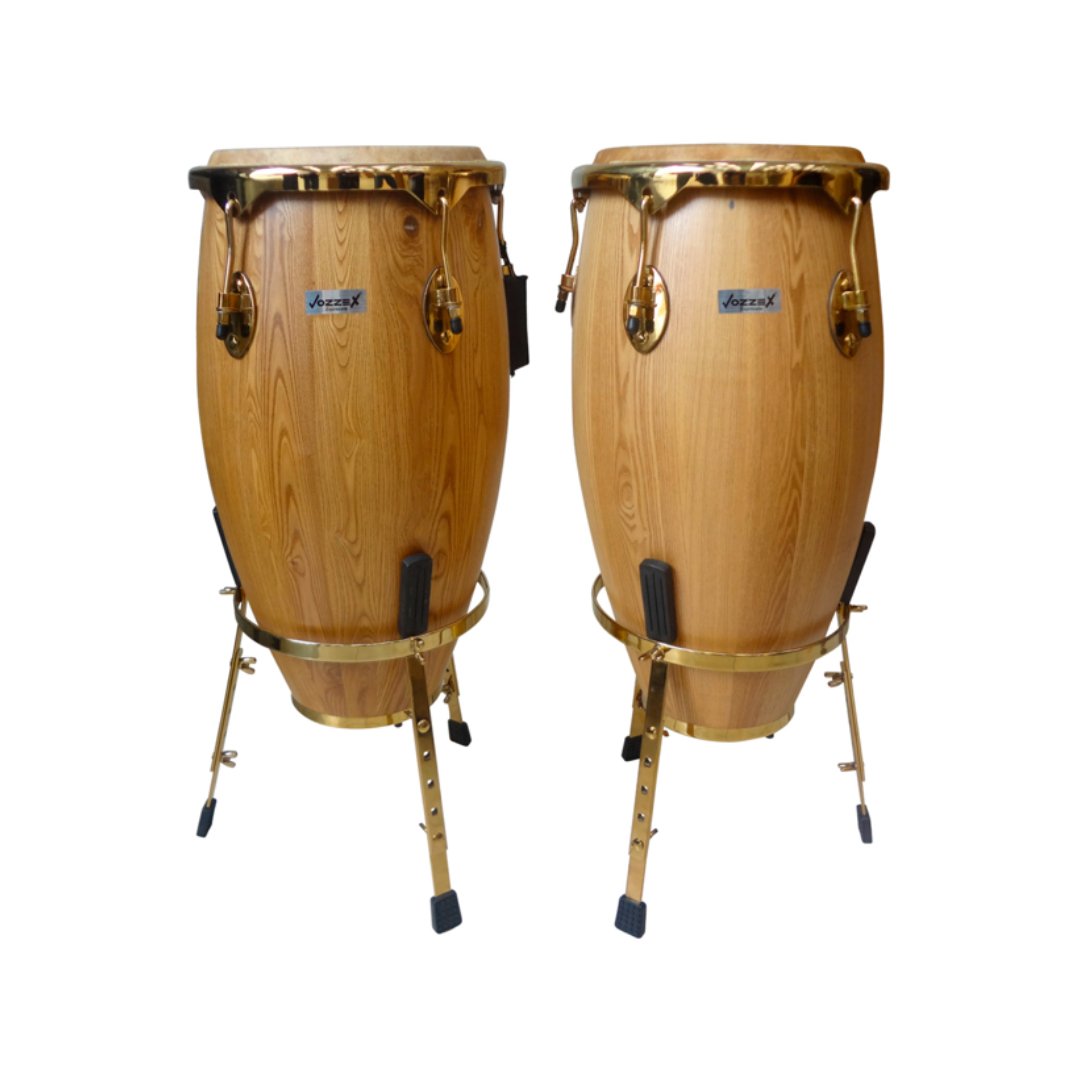 CONGA 2 VZ-FTB116 SET DE CONGA MARRON "VOZZEX" - Imagen 1