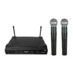 VZ-58M MICROFONO INALAMBRICO DOBLE D/MANO UHF "VOZZEX"